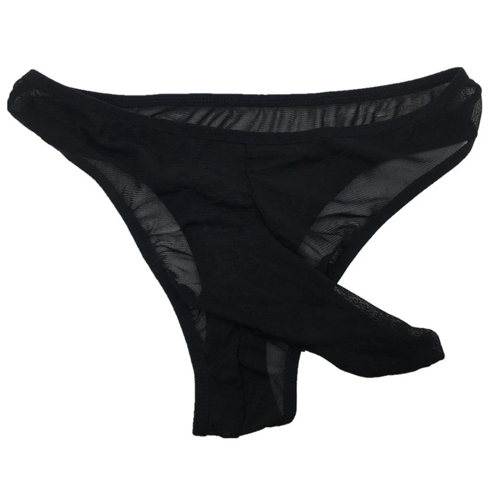 Nueva gran oferta, ropa interior diaria para todas las estaciones para hombre, calzoncillos, lencería de malla transparente, Tanga Sexy, calzoncillos
