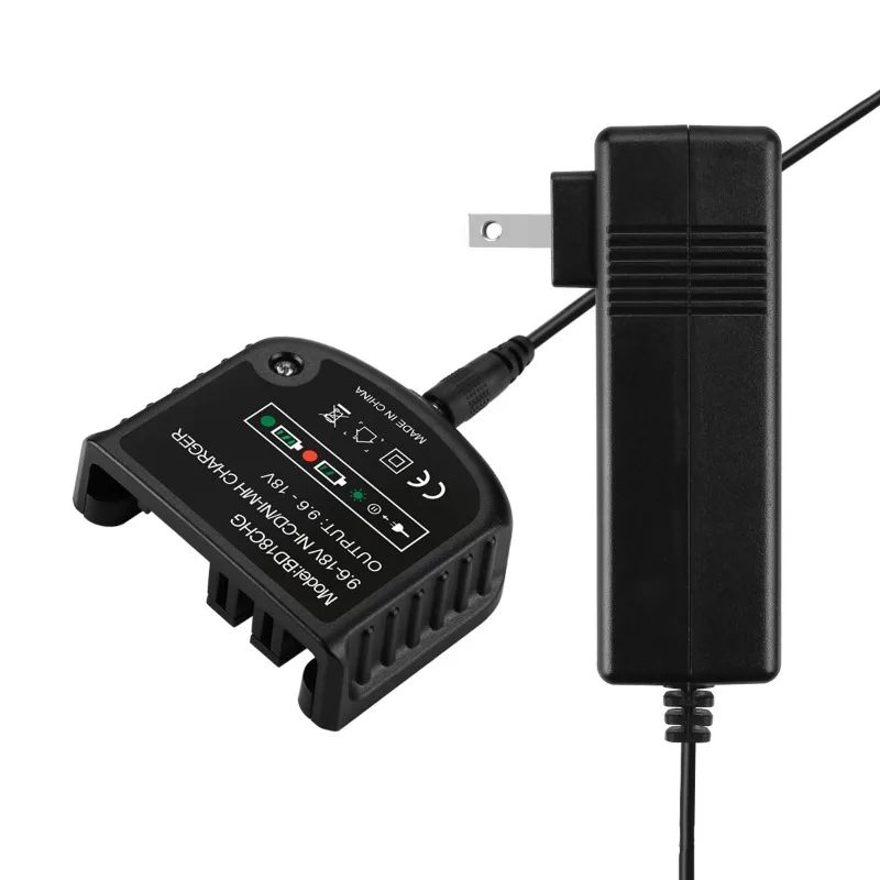 Smart Fast Charger Power Tool Battery Charger Compatible for Black&Decker 9.6–20V Ni-Cd Ni-MH Batteries Portable Battery Charger