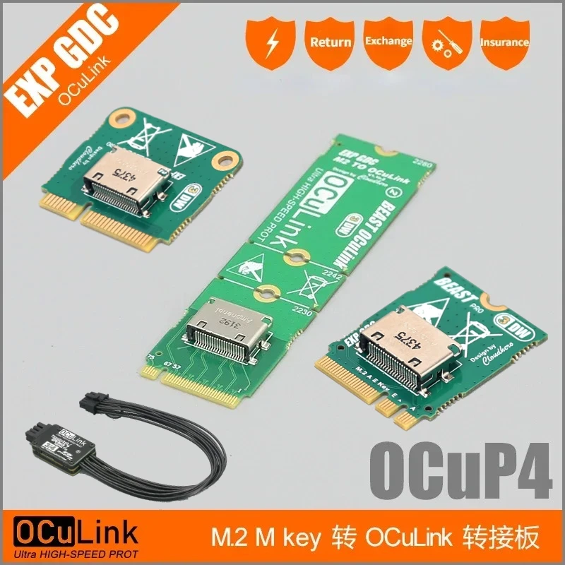 TH3P4 OCuP4 OCuLink TB3/4 USB4 GPU Dock M.2 NVMe to OCuLink Adapter Docking Station Expansion External Graphics Card Accessories