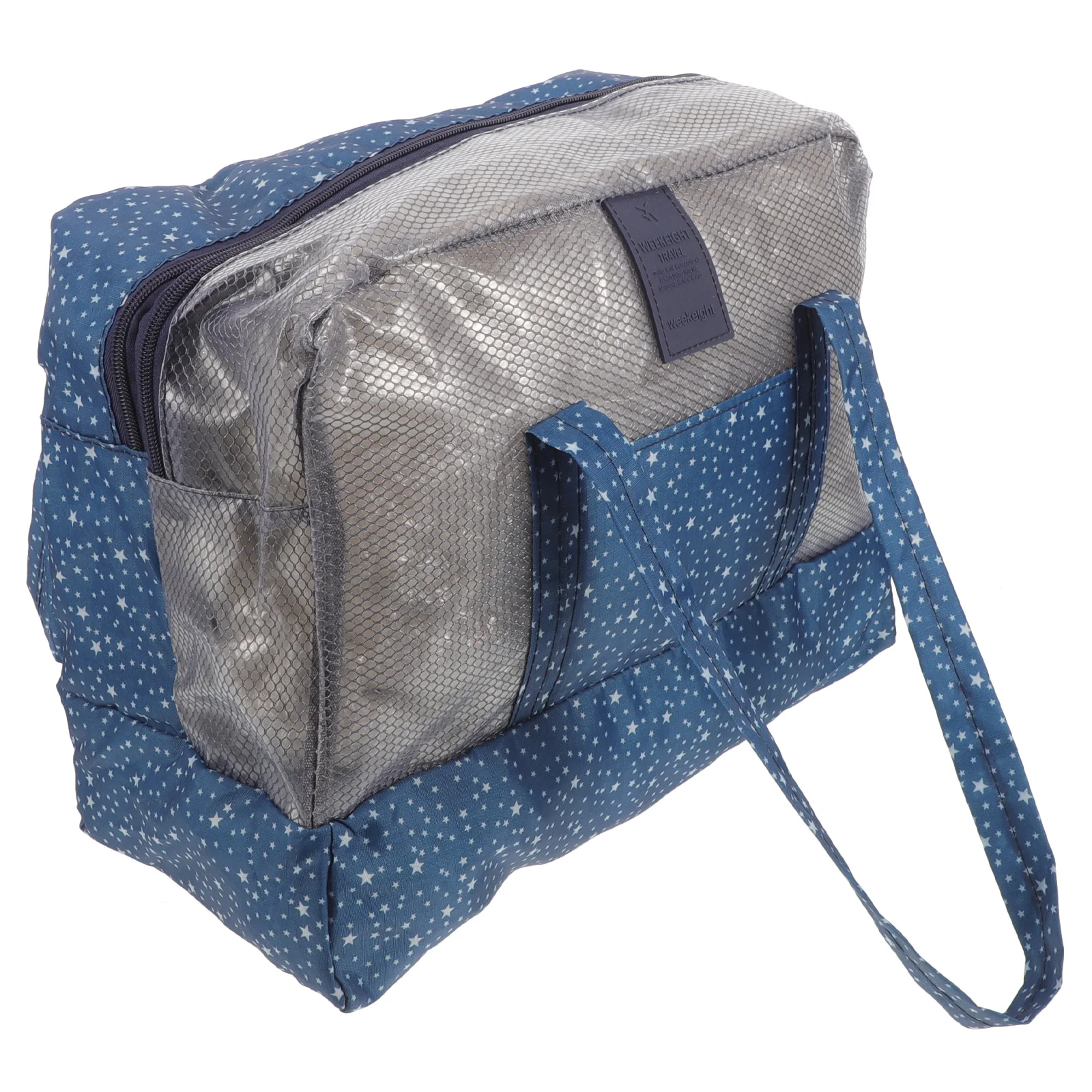 Large Sky Blue Beach Tote Bag Waterproof Dry Wet Separation Multipurpose Travel Swimming Sports Gym Bag Foldable