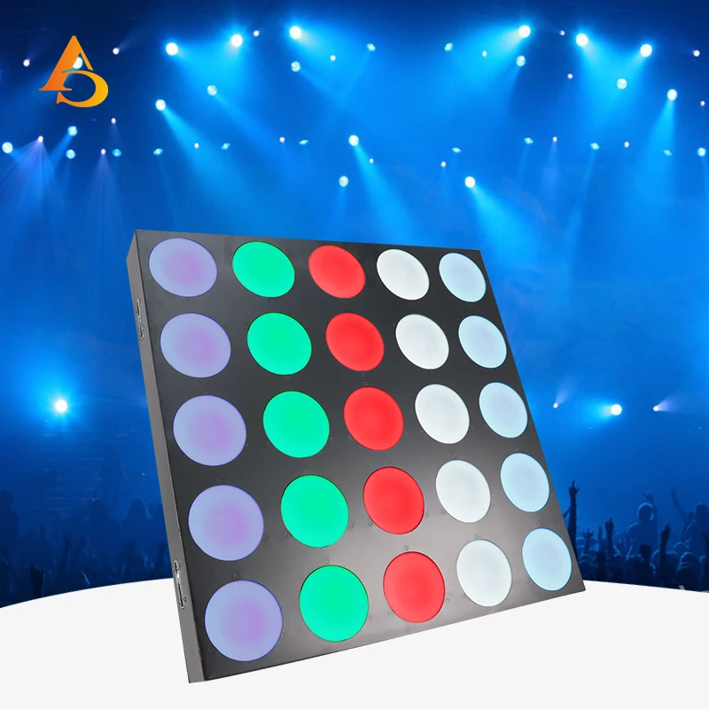 4Pcs/Lots 25x30W RGBW 4 in 1 LED Matrix Stage Lights DMX512 Stage Effects Lights for DJ Disco Party Ballroom Club