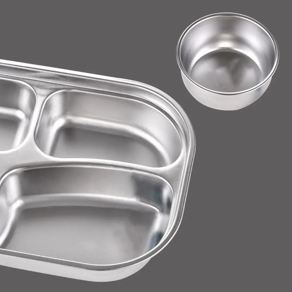 

Stainless Steel Insulated Lunch Box Leak-Proof with Soup Bowl Sealed Food Container Large Capacity with Chopsticks Spoon