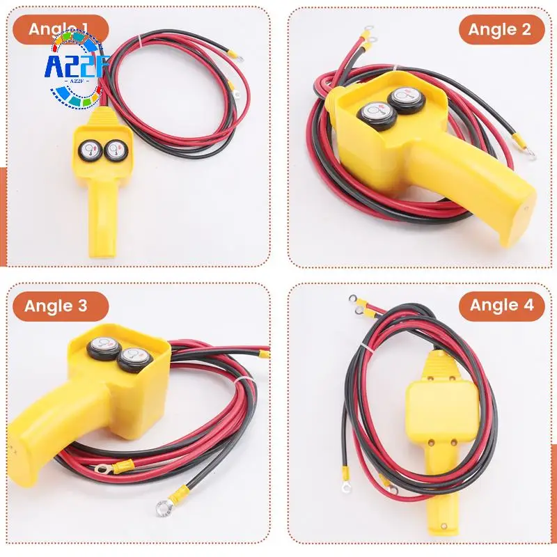 

A22F-Car Winch Remote Control Switch Winch Remote Control Button Kit Switch Wired Winch Handle Switch