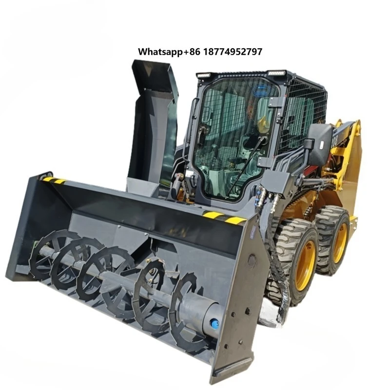 Road Snow Removal Equipment 72-inch Loader Snow Blower Equipped with Auger Conveyor Hydraulic Snow Blower