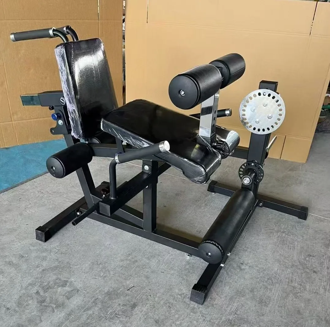 Banco Ajustable de 6 Posiciones, Máquina Multifuncional 3 en 1 para Extensión y Curl de Piernas Sentado, Equipo de Ejercicio para Gimnasio en Casa