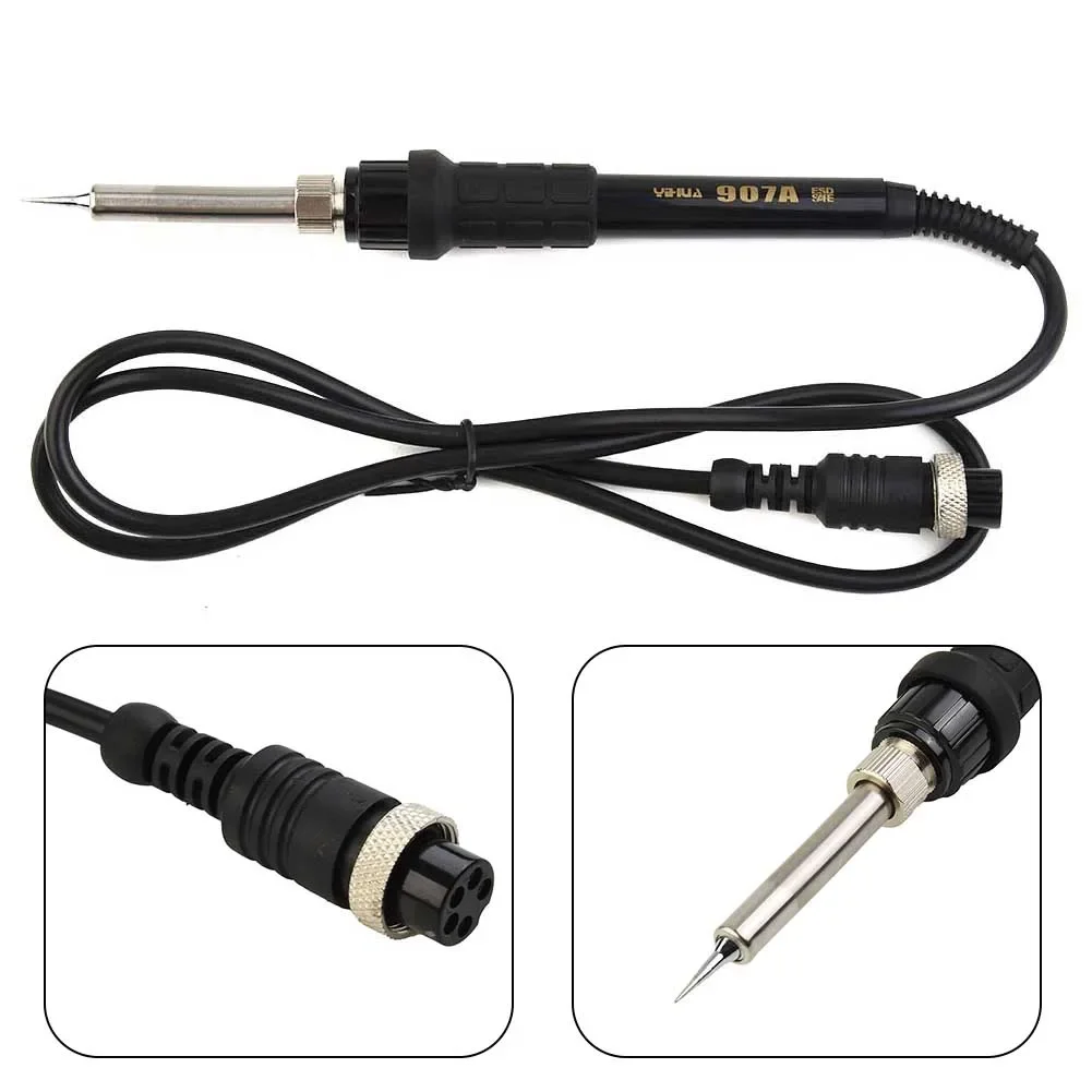 For Yihua Soldering Iron Handle For 936A 937D 8786D 852D+ 853D Solder Stations Black Fashion Brand New Durable