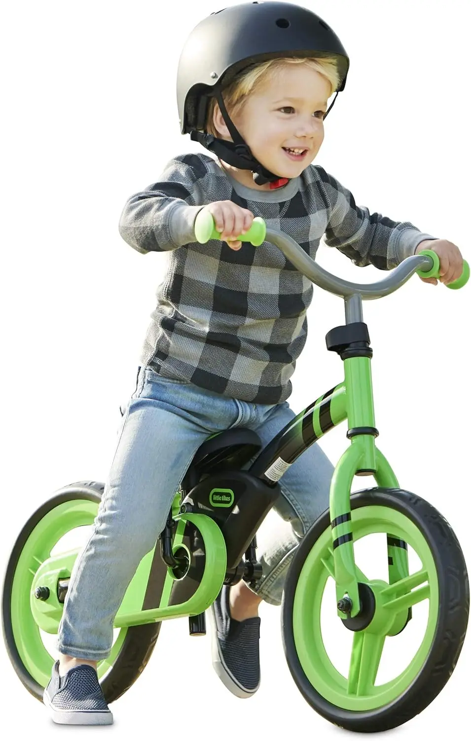 La mia prima bici da allenamento Balance-to-Pedal per bambini in verde, età 2-5 anni, 12 pollici, 649615C