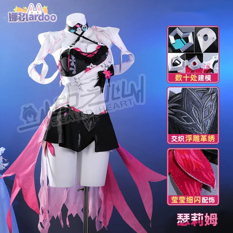 

Honkai Impact 3rd Thelema Game Suit Sexy Lovely Swimsuit Uniform Cosplay Costume Halloween Party Role Play Outfit Women