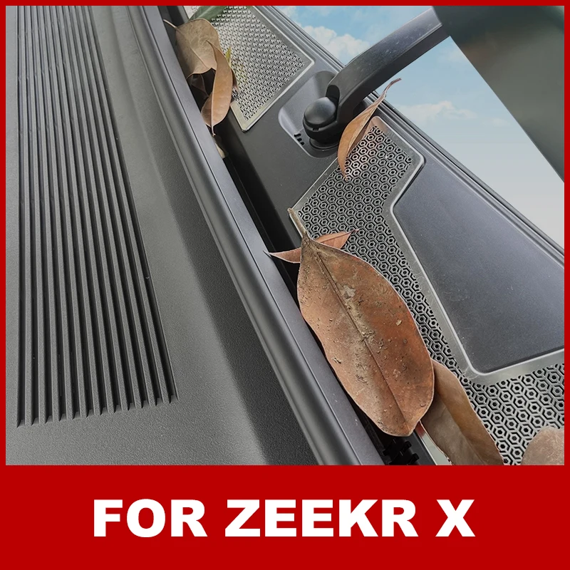 Engine Compartment Air Inlet Protective Cover Air Port Dust Cover Decorative Modification Accessories For Zeekr X 2023 2024