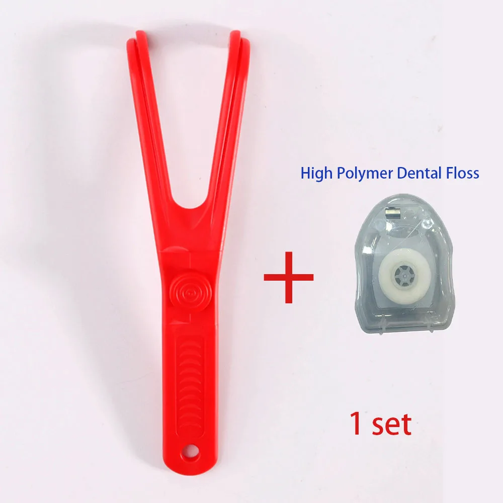 JNSUR 1 Stück Y-förmiger Zahnseidehalter, Interdentalreiniger, Zahnseide-Zubehör, Ersatz für Zahnseide-Picks, Mundpflege, Zahnstocher, Reinigung – Detail 1