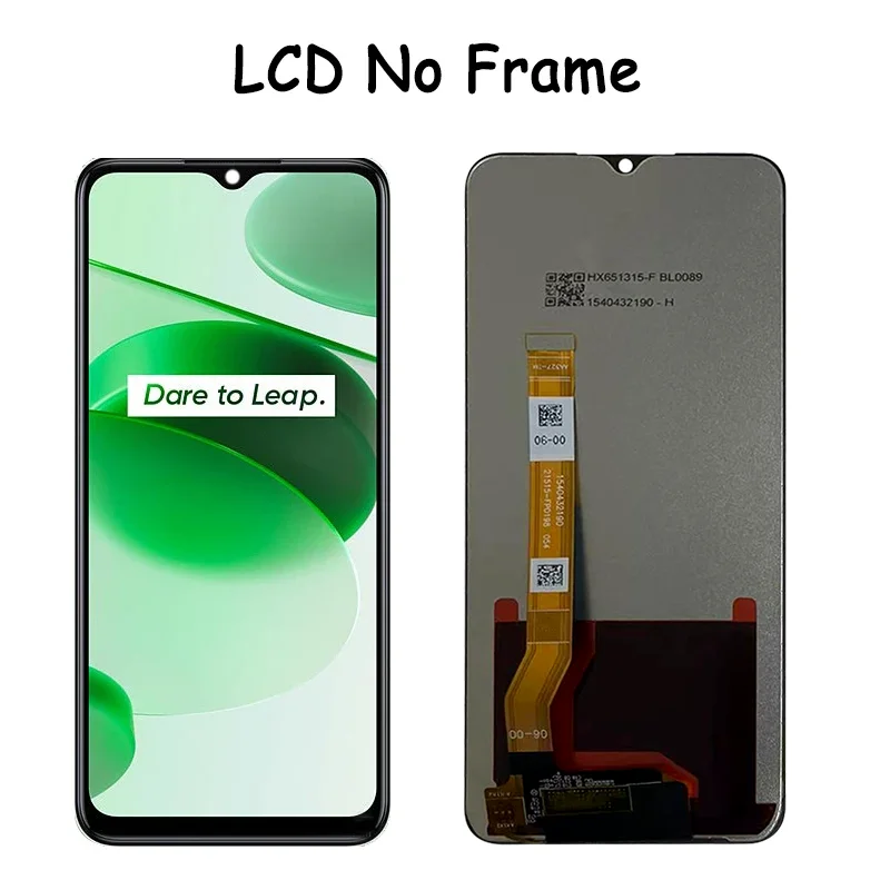 Ensemble écran tactile LCD de remplacement, 6.6 pouces, haute qualité, pour OPPO Realme C35 RMX3511