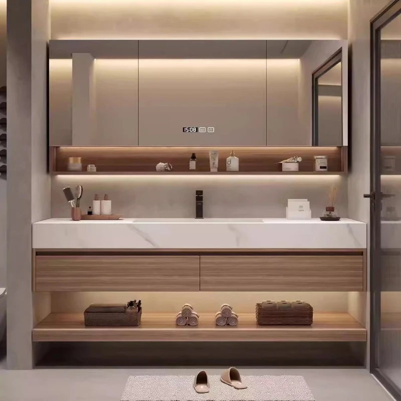 

Organizer Mirror Bathroom Cabinet Storage Sideboards Disinfecting Partitions Buffet Cupboard Narrow Modern Gabinete Furniture