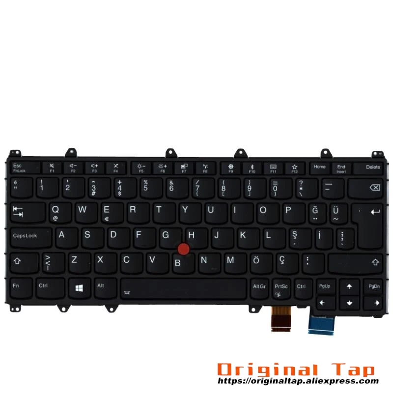 TR Turkish Backlit Keyboard for Lenovo Thinkpad X380 Yoga 370 01EN414 01AV703 01HW602 01HW642