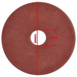 Grinding Wheel Disc Pad Grinding Discs For Chainsaw Sharpener Grinder 108 X 3.2 X 23mm Chain Polishing Power Tool Accessories