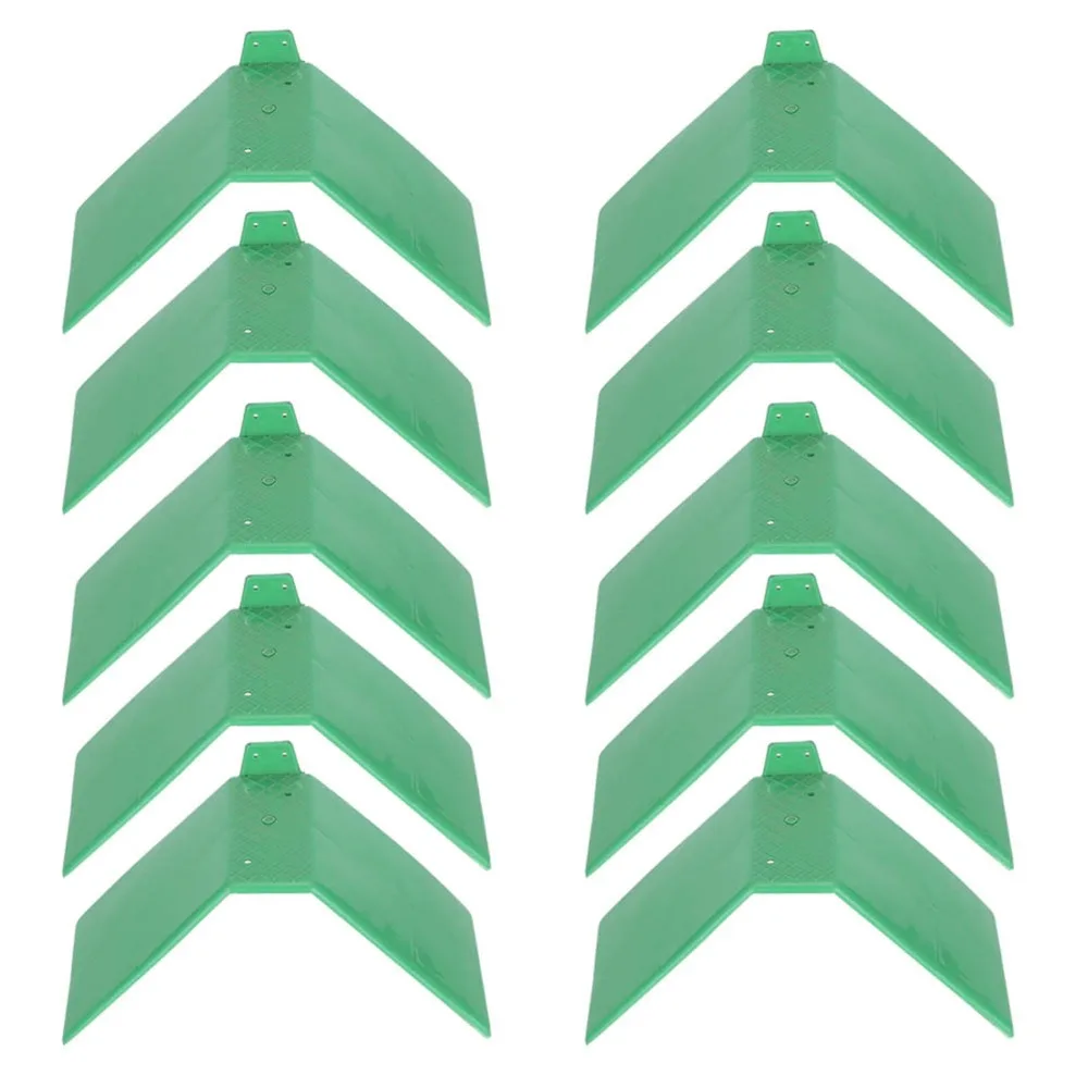 10pcs Plastic Dove Rest Stand Anti-Skid Design Green Bird Roost Frame Fine Workmanship Long Service Life Bird Supplies Birds