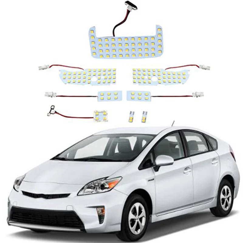 8Pcs for Toyota Prius 30 40 Series LED Room Lamp Reading Light Decorative Light Ambience Light Highlight