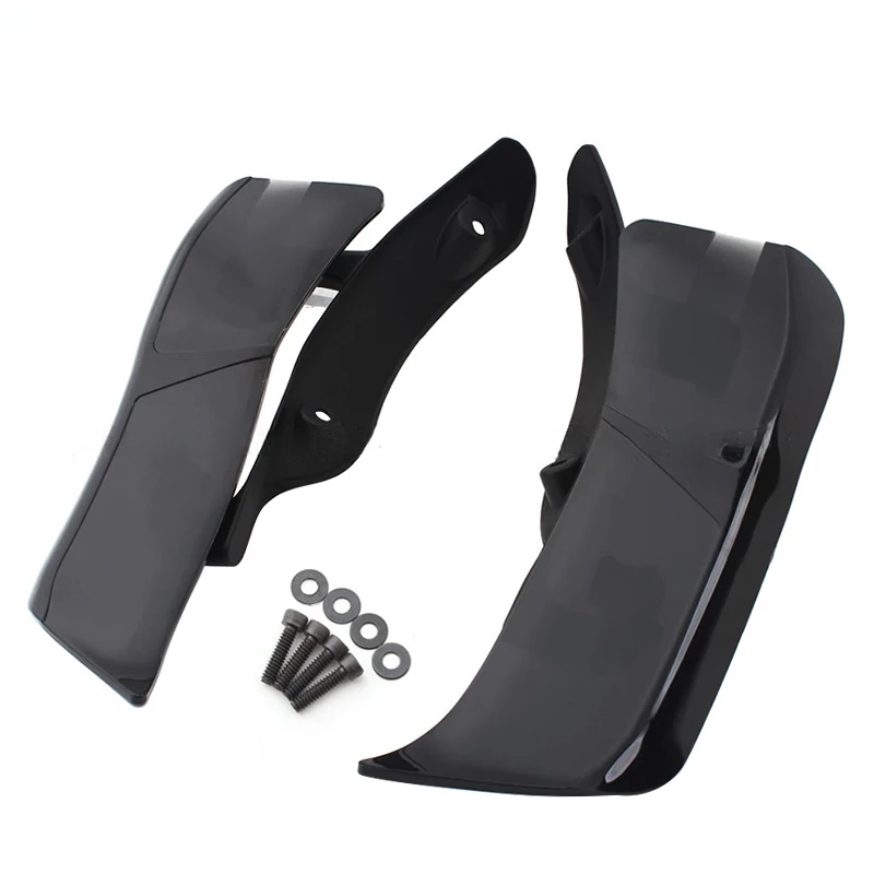 

For Harley Dual Light Road Gliding Side Wing 15-22 Head Cover Windshield Safety Goggles Flow Deflector
