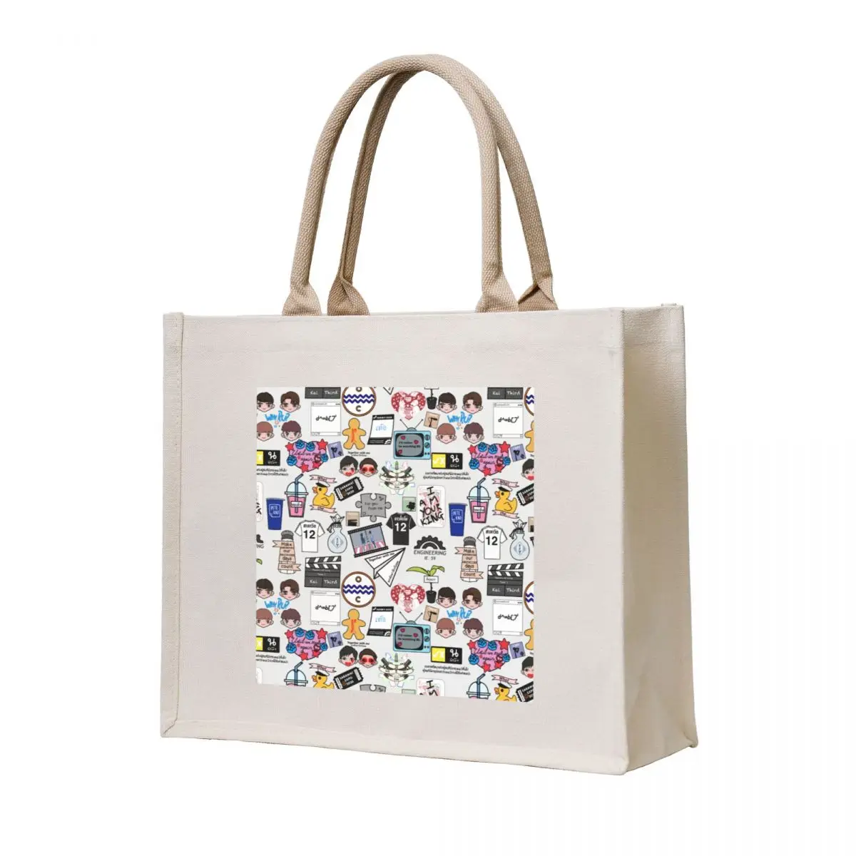 

BL All-Over-Print Tote Bag eco pack Big bag large size bags shopping trolley bag