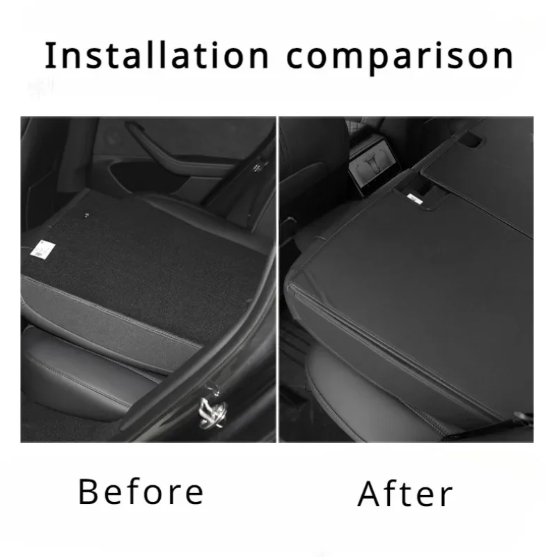 Rear Seat Back Cushion for Tesla New Model 3+ Rear Seat Back Cover Backrest Protector New Model3 Highland 2024 Car Accessories