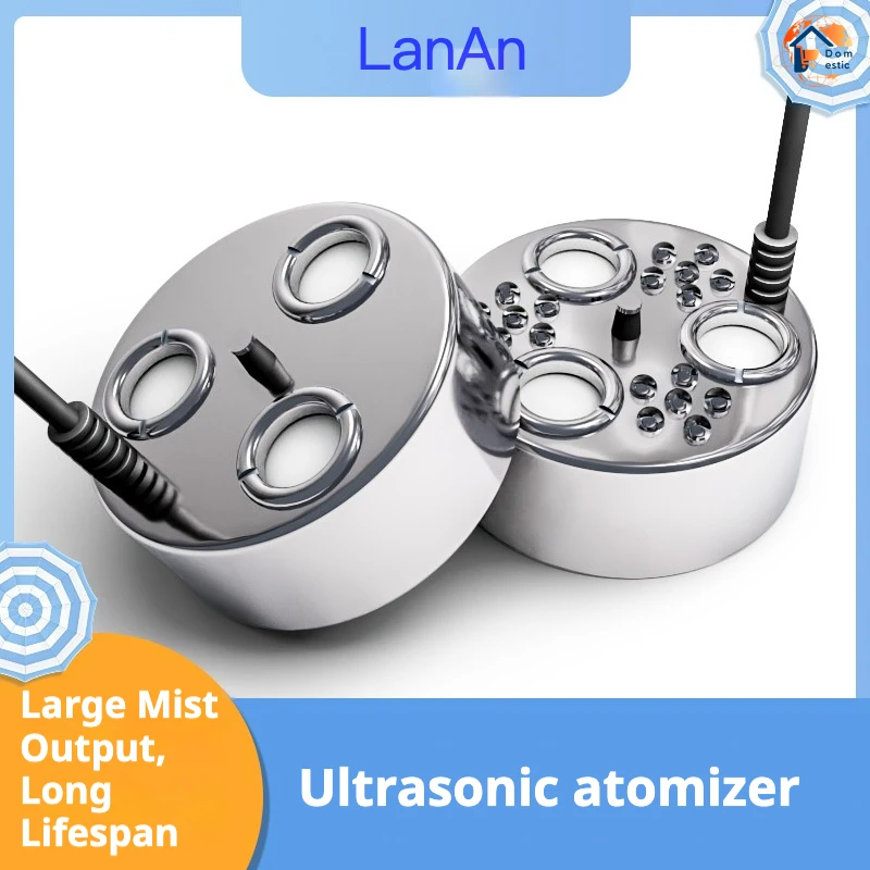 

3 Head Atomizer Colorful Lamp Ultrasonic Humidifier Spray Mist Maker Fogger Water Fountain Pond Diffuser Air Nebulizer 24v