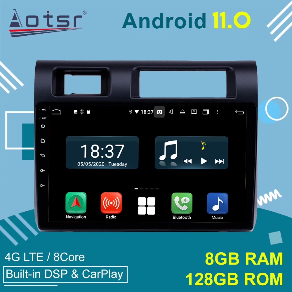 For Toyota Land Cruiser LC70 LC79 GXL Wagon 2007 - 2020 Android Car Radio Stereo Autoradio Multimedia Player GPS Navi Head Unit