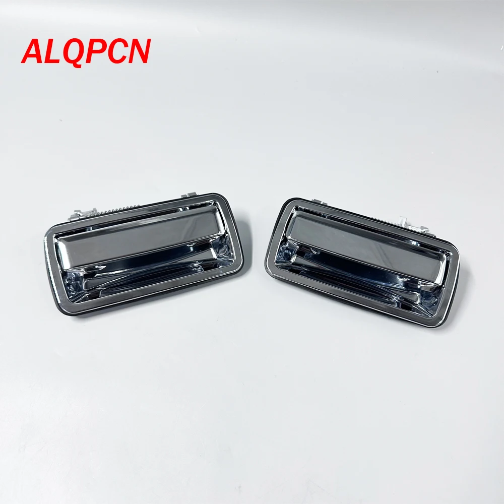 for Chrome Outside Exterior Door Handle Pair Set S-10 Chevy Pickup Truck