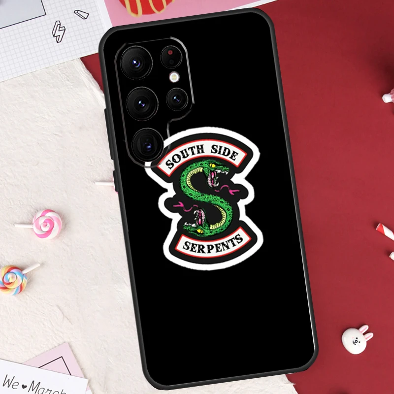 الجانب الجنوبي الثعابين ريفرديل حافظة لهاتف سامسونج جالاكسي S25 FE S23 FE S20 S21 S22 S24 S25 Ultra S9 S10 S25 Plus غطاء شل #3