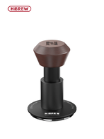 HiBREW Espresso Tamper Coffee 58mm Constant Pressure Ripple Base Calibrated Spring Loaded Barista Tool for G5 H10A H7A H13