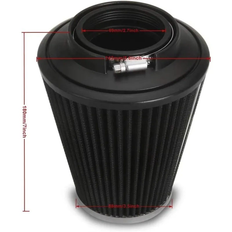 Zuimi الراقية الوحش CNC مخروط منقي هواء مدخل فلتر ل هارلي سبورتستر XL883 XL1200 الحديد 883 1200 48 XL1200V 72 1991-up