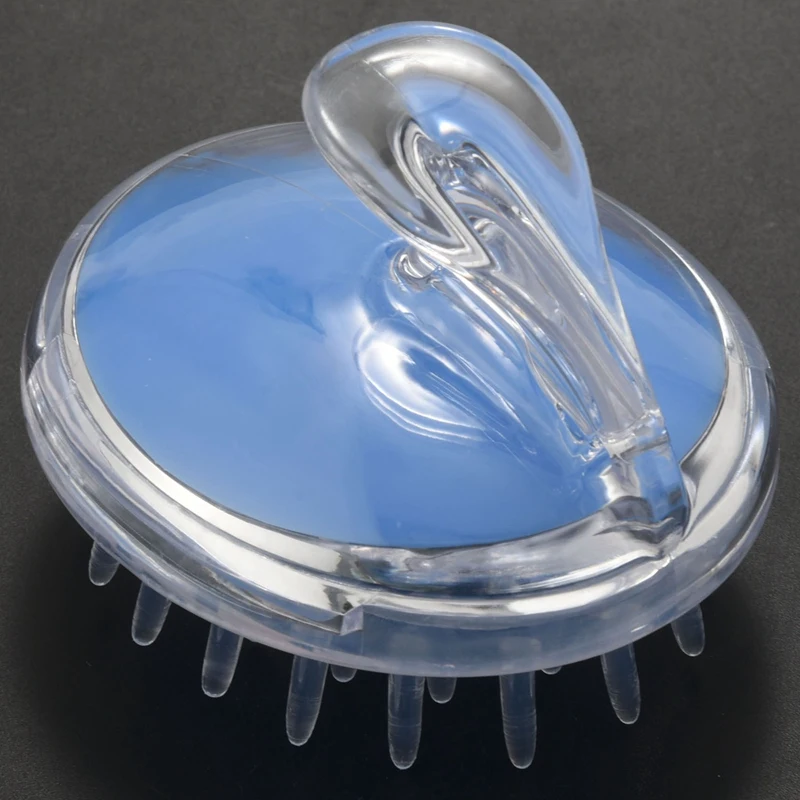 Champú para cabezal de cuero cabelludo, masajeador de masaje de ducha, limpieza, fregado limpio, cepillo para el cabello, peine, color aleatorio, 1 unidad