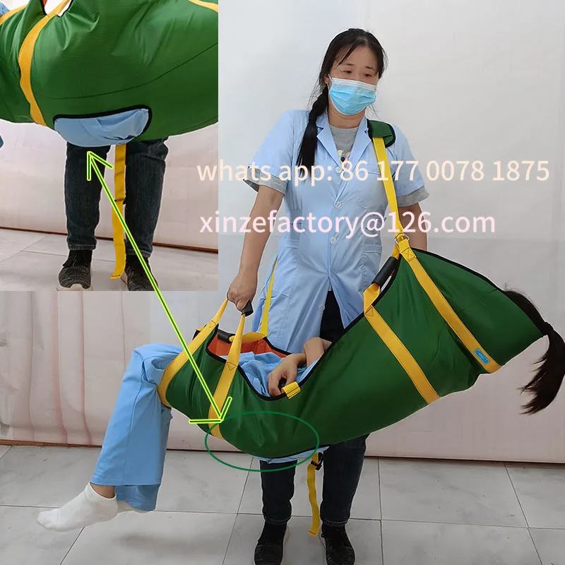 Customizable Patient Transfer Belt Mat Disabled Shifting Pad Elderly Transport Carrying Mobile Belt Bedsore Turn Over Lift Movem