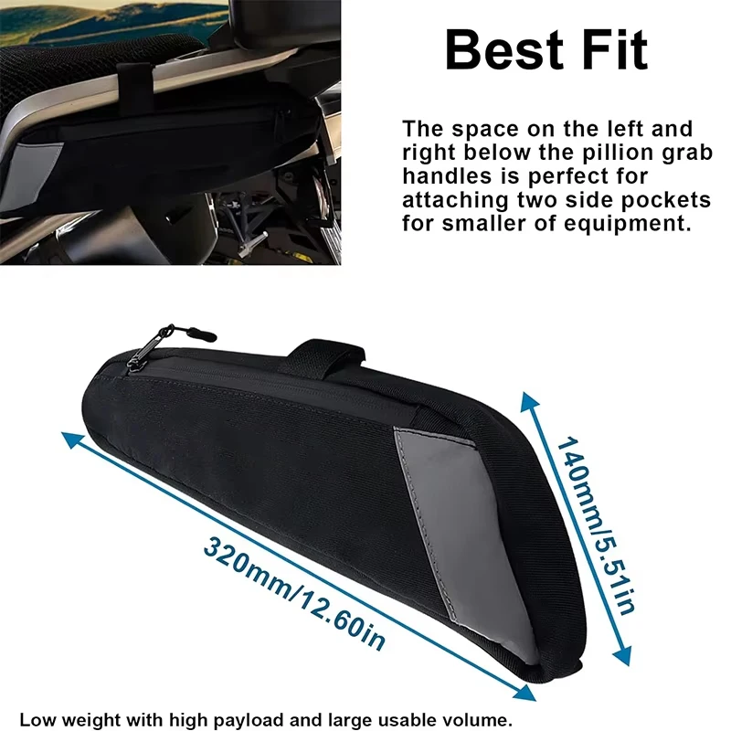Motorcycle Box Rack Side Bag Luggage Rack Travel Waterproof Bag Tail Bag For BMW R1200GS LC R1250GS Adventure F850GS F750GS