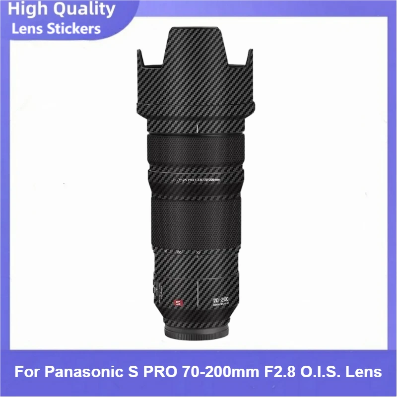 

Для Panasonic S PRO 70-200mm F2.8 O.I.S. Защитная пленка-наклейка для объектива камеры от царапин, защитное покрытие для корпуса камеры