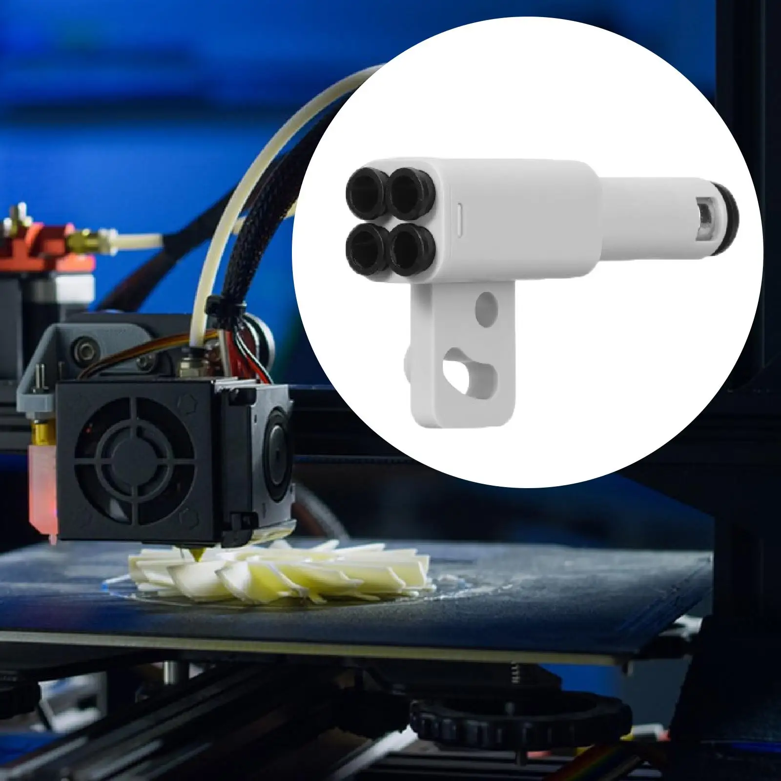Material Tube Extension Port Lightweight Easy to Install for P1S High Performance 3D Printer Part Accessories Feeding Modules