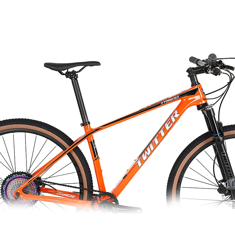 * Direct Sale TWITTER Storm Bicycle Carbon Fiber Frame Mountain Bike Hydraulic Disc Brake Bike for Adult