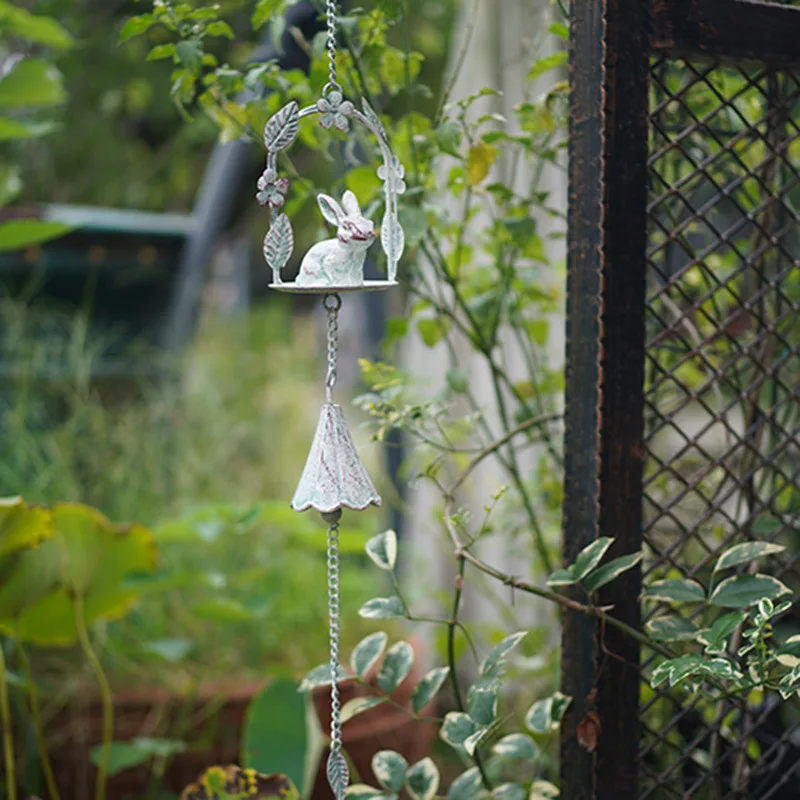 Królik Królik Windchime Dekoracja ogrodowa Ślubny prezent na boże narodzenie