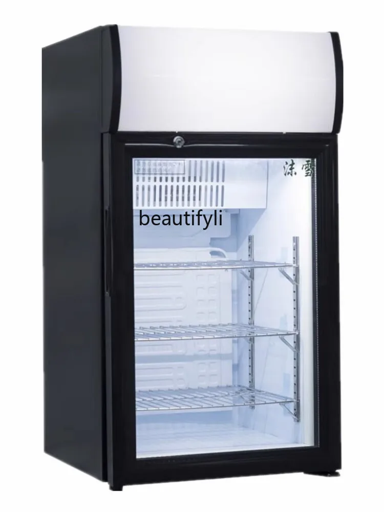 

55L Hot and Cold Dual-Use Display Cabinet Heating Insulation Hot Drink Cabinet Minitype Refrigerator