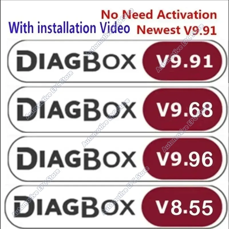 2026 hot Diagbox V9.85 PC version Latest Direct original installation work with Lexia3 PP2000 Diagnose Adaptations For Peogeot