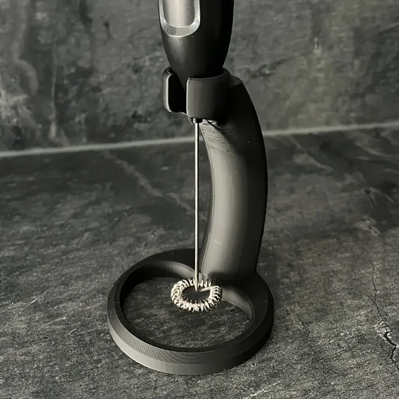 

Coffee Milk Bubbler Bracket Creative Kitchen Foam Machine Stand Durable Egg Beater Milk Bubbler Bracket Kitchen Storage Tool