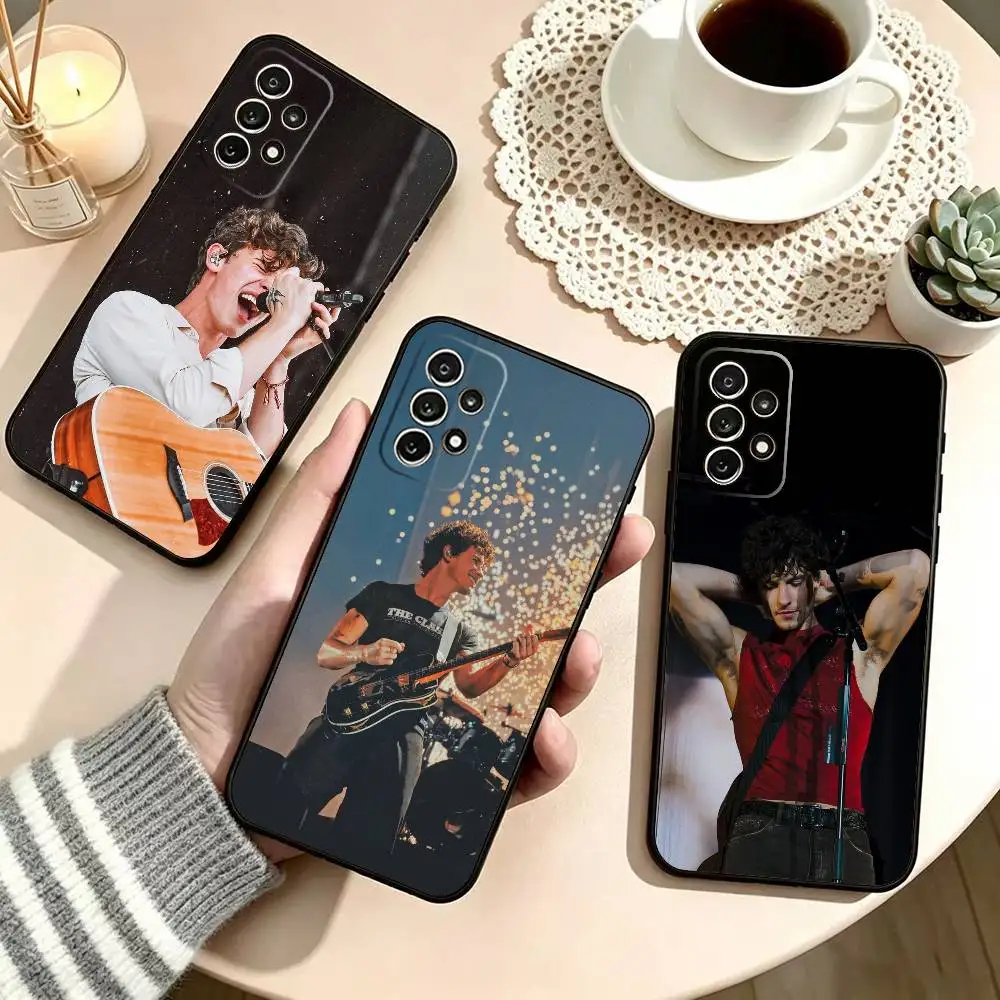 Your Husband S-Shawn m-Mendes Phone Case Black Silicone Soft For Samsung S25,S24,S21,S22,S23,S30,Ultra,S20,Plus,Fe,Lite