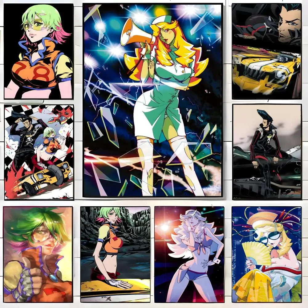 Anime R-Redlinen Poster Self-adhesive Art Waterproof Paper Sticker Coffee House Bar Room Wall Decor