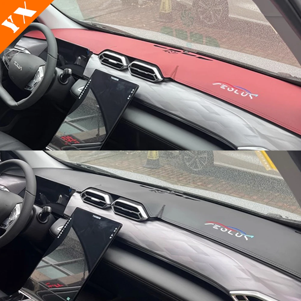 

For Aeolus MAGE Sky ev01 2025 2026 accessories Car Dashboard Decor Mat,Dustproof Reflective Mat Sunscreen Pad Garnish