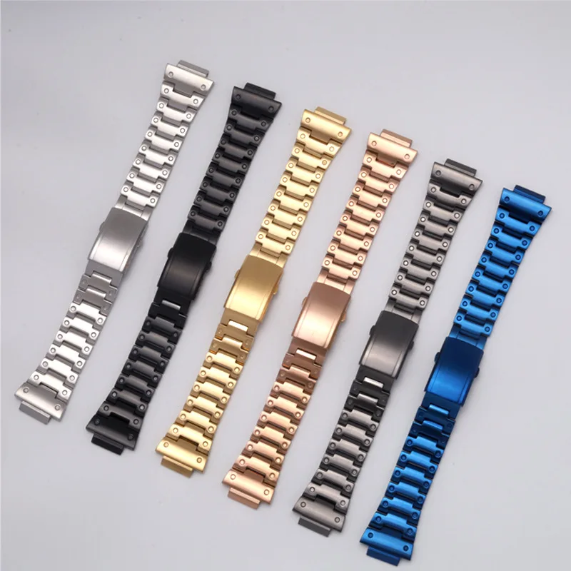 

Suitable for DW5600 Modified Accessories 316L Fine Stainless Steel Small Square Modified Strap 5610 Replacement Strap