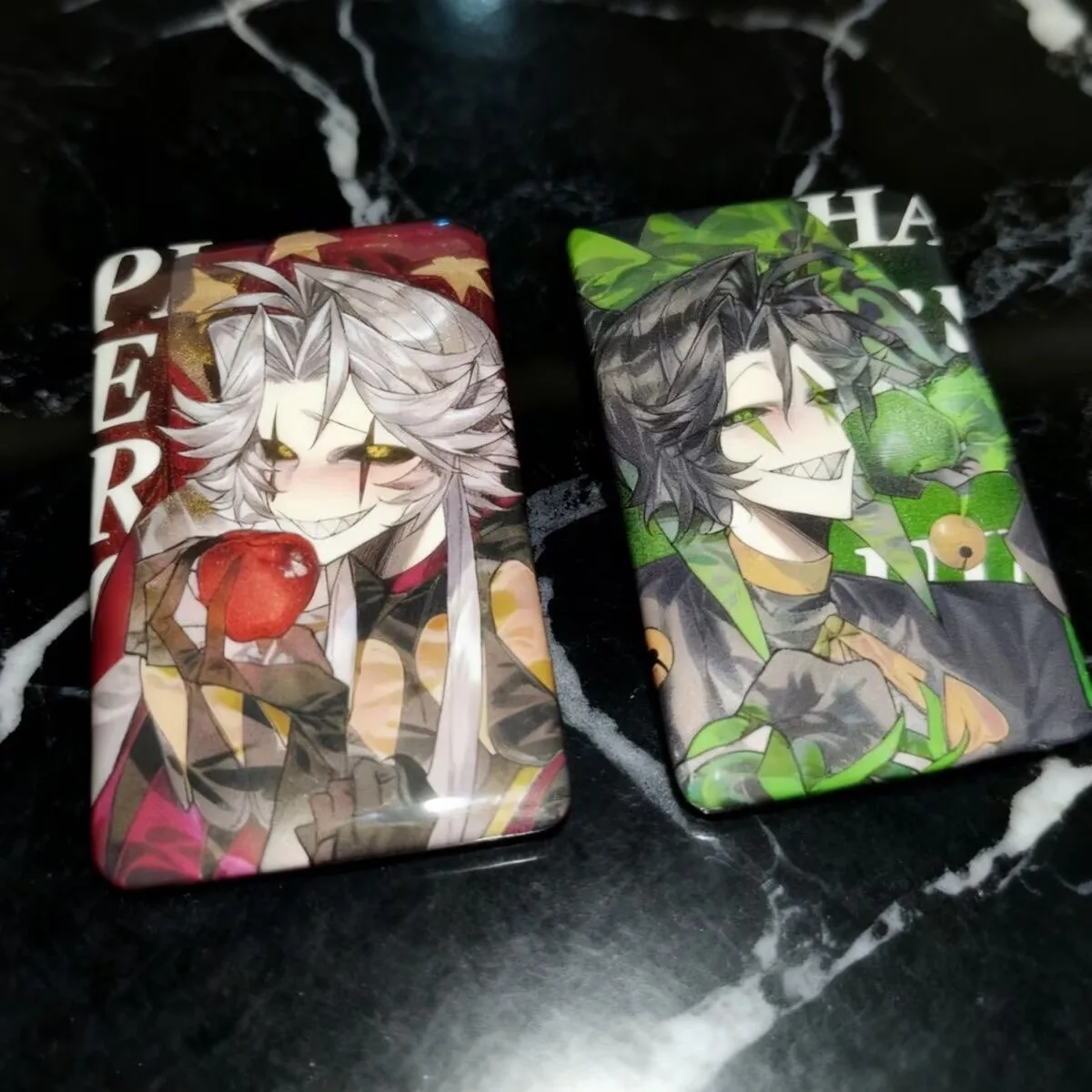 badge New bizarre circus merchandise, tinplate bars, birthday gifts, essential gifts for friends , universal Pierrot Harlequin