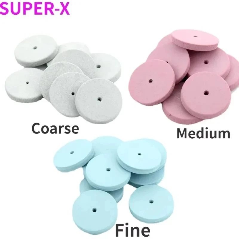 

20PCS Dental Coarse /Medium /Fine Silicon Rubber Polisher Dental Silicon Rubber Wheel Burs Silicone Polishers Disk