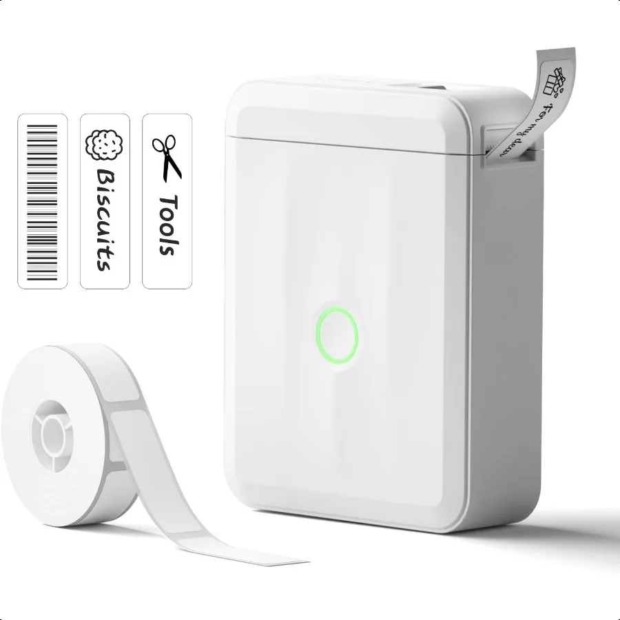

Label Maker hine Bluetooth принтер для этикеток для школы, домашнего офиса, беспроводной мини-этикетувальник D110, обновленная версия, этикетка hin