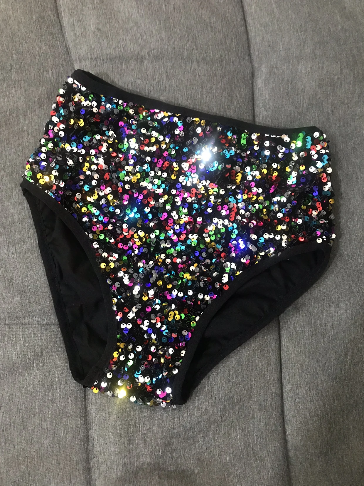 Versatile Super Sparkling Elastic Sequin Shorts Hot Pants Nightclub Bar Singer Jazz Steel Pipe Leading Dance Performance Dress