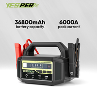 YESPER 24V Jump Car 6000A Peak Jump Starter For car Truck Portable Truck Battery Starting Device External battery