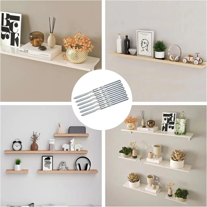 ABUP-Support d'étagère flottant, supports pour étagères flottantes en bois-Supports d'étagère aveugle-Super Support