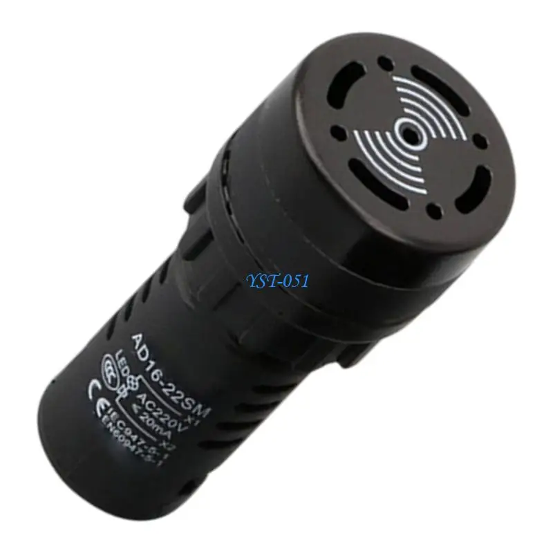 E15A Panel Mount Sound and Light Warning Device for Control Cabinet Use
